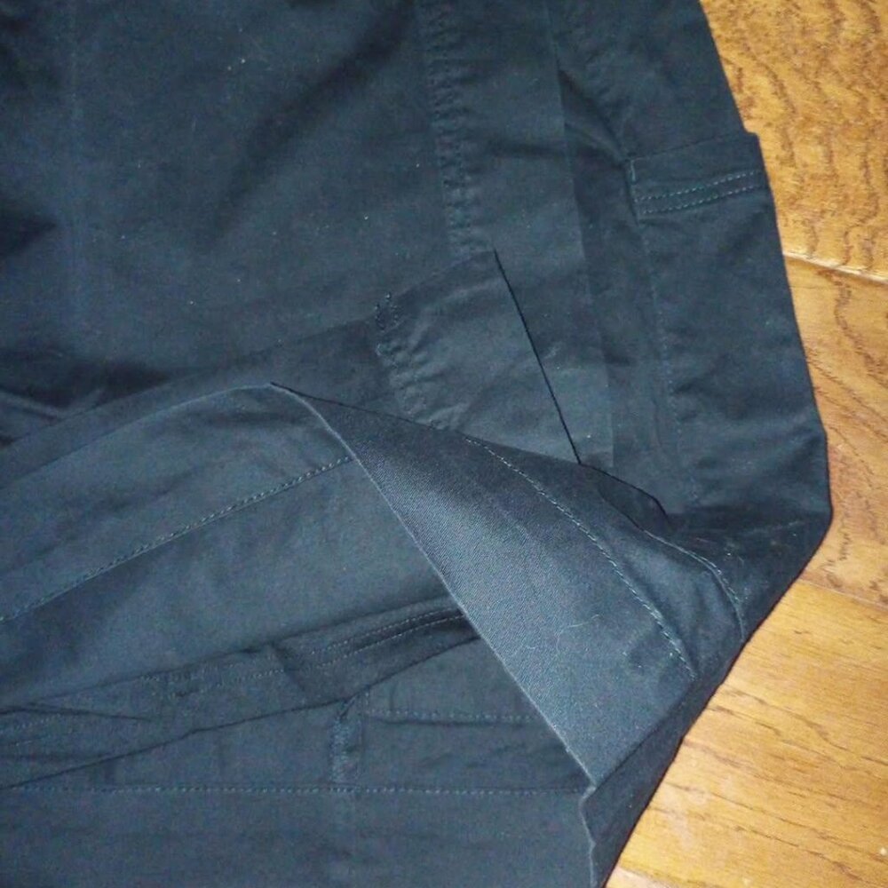 Briggs Women's Size XL Black Belted Twill in Shorts Skort NWT - Picture 4 of 4